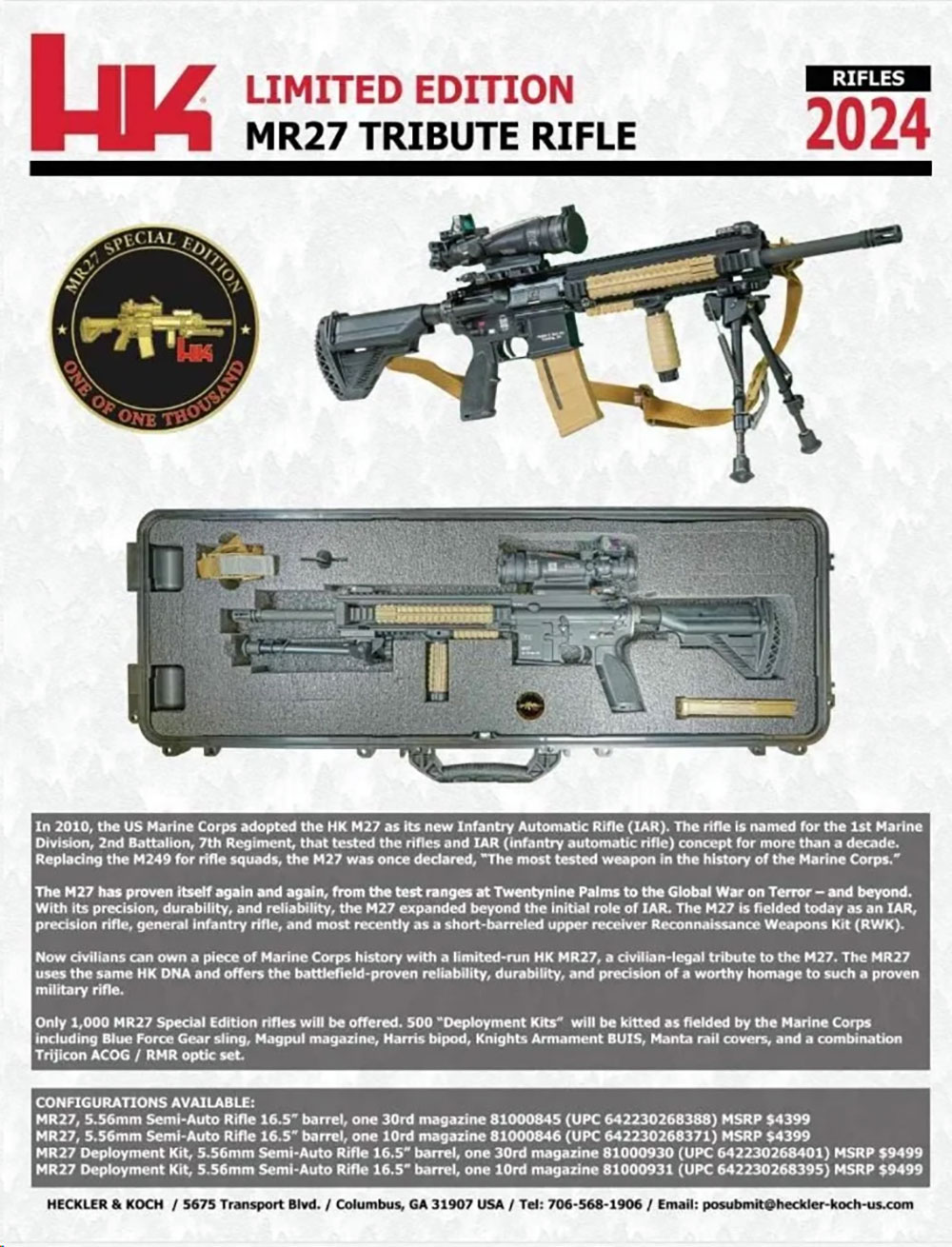 HK M27R Tribute Rifle 02