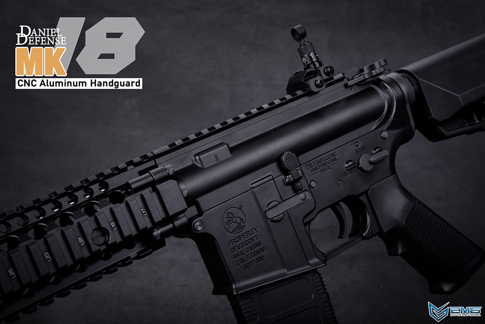 King Arms EMG Colt Licensed Daniel Defense M4A1 SOPMOD Block 2 & MK18 AEGs 02