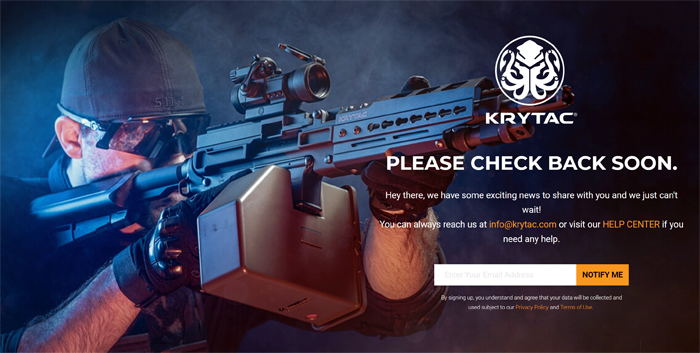 Krytac Announcement 10 October 2022 02