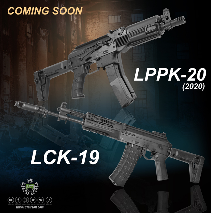 LCT Airsoft LPPK-20 and LCK-19: