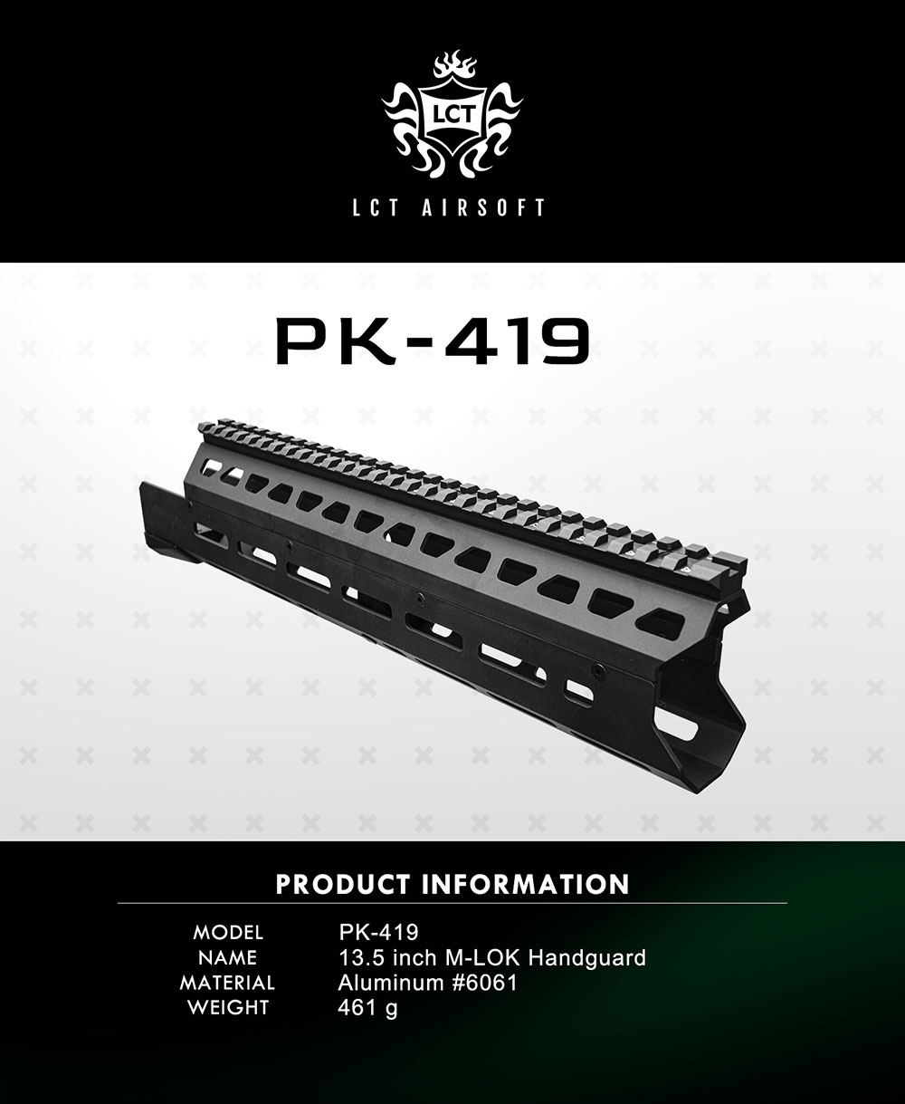 LCT M-Lok LCKM/LCK104 AEG & M-Lok Handguard Series 03