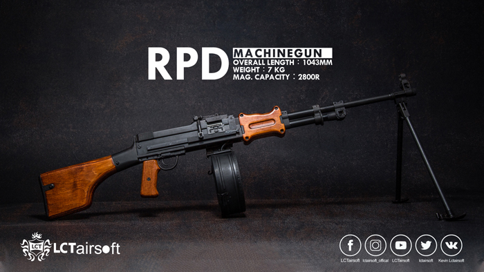 LCT Airsoft PKP & RPD Classic Machine Gun Loadouts 04