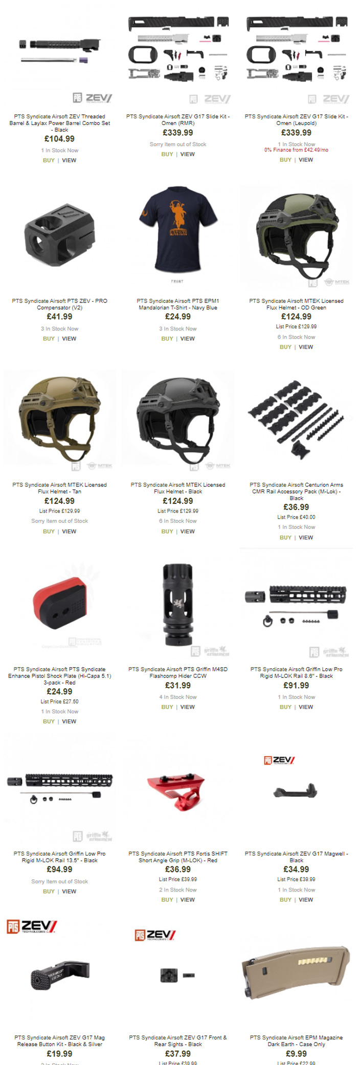 Land Warrior Airsoft: PTS Syndicate Restock 02