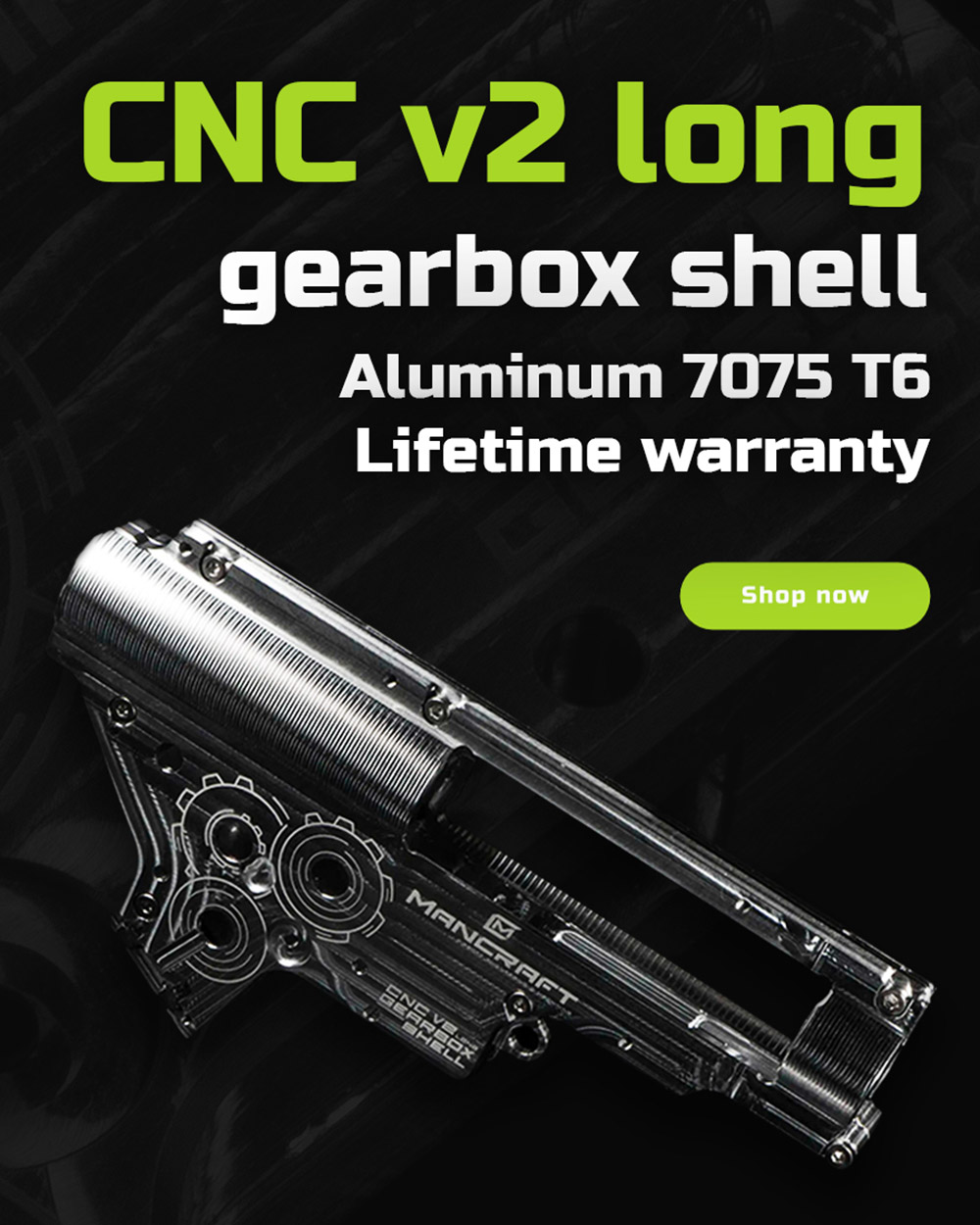 Mancraft V2 Long CNC Gearbox 04