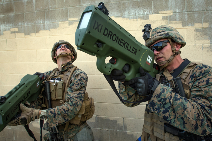 Marines with Drone Killer Counter-UAS