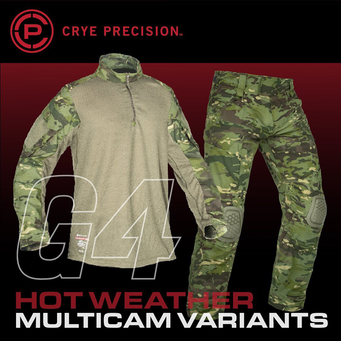 Crye Precision’s G4 Hot Weather Line Now In Multicam Tropic & Multicam ...