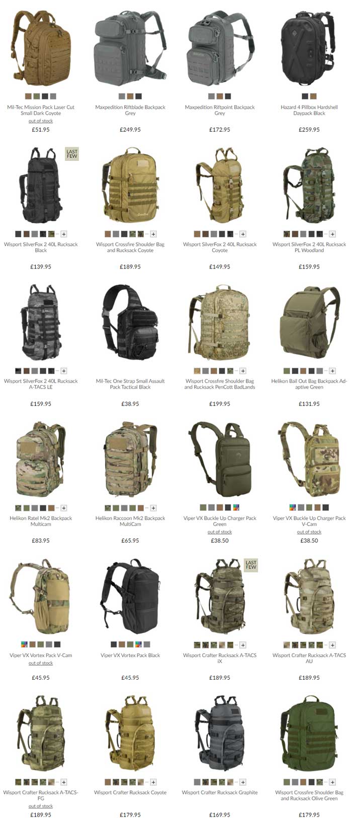 Military 1st Backpacks & Rucksacks Sale 2021 02