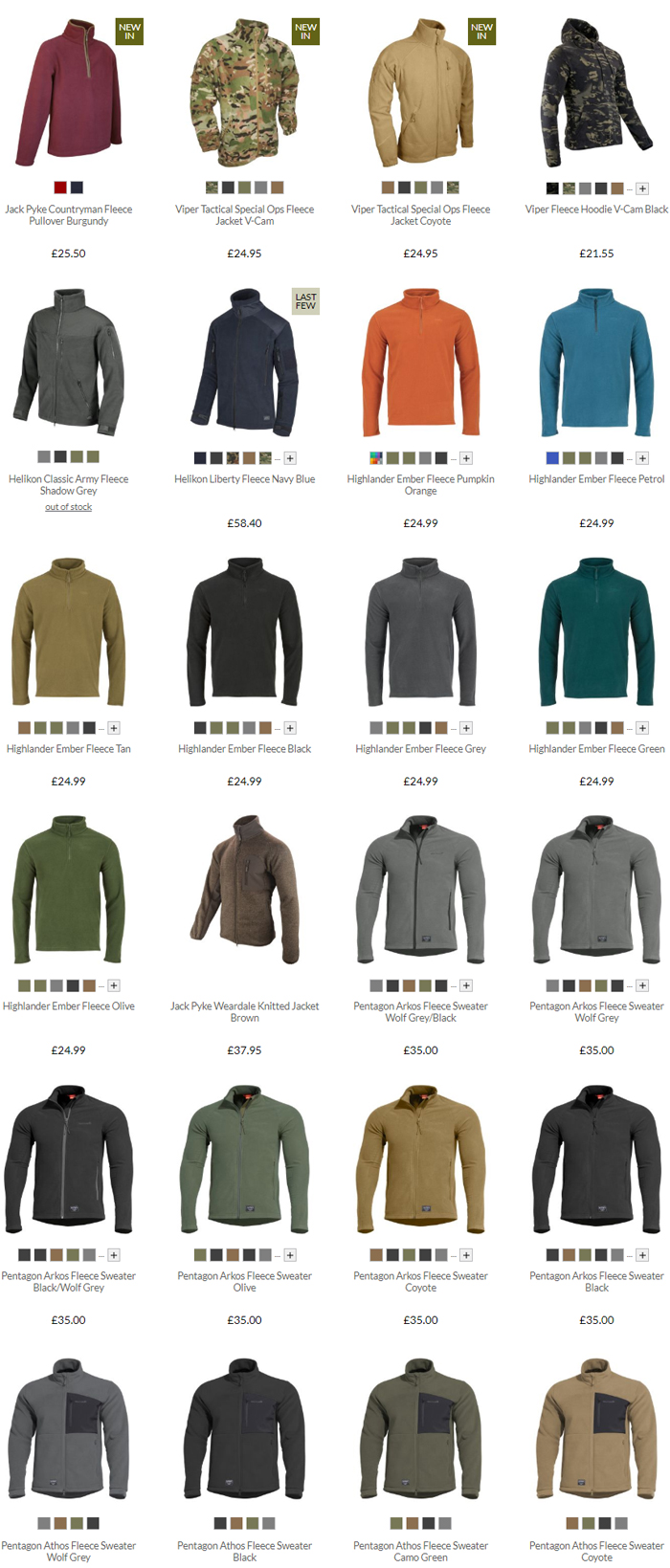 Military 1st: 15% Off On Fleeces 02