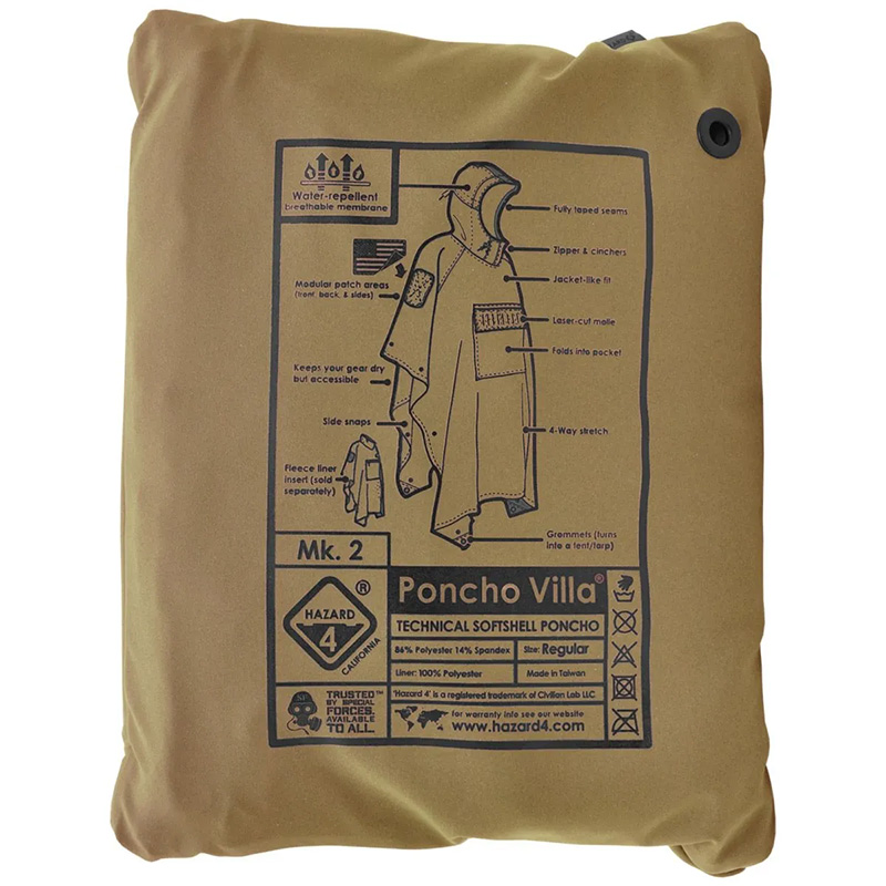 Military 1st: Hazard 4 Poncho Villa Technical Soft Shell 04