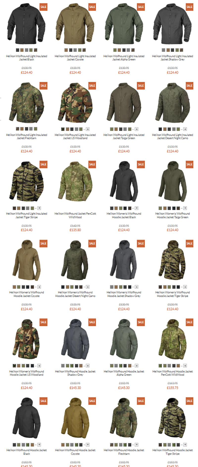 Military 1st Helikon-Tex Padded Jackets 02