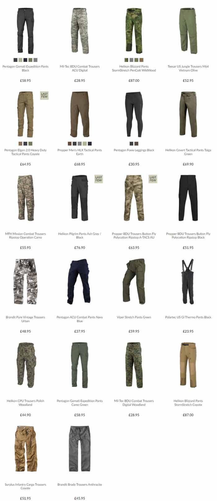 Military 1st Trousers Sale 2022 02