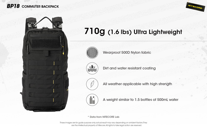 Nitecore BP18 Backpack 07