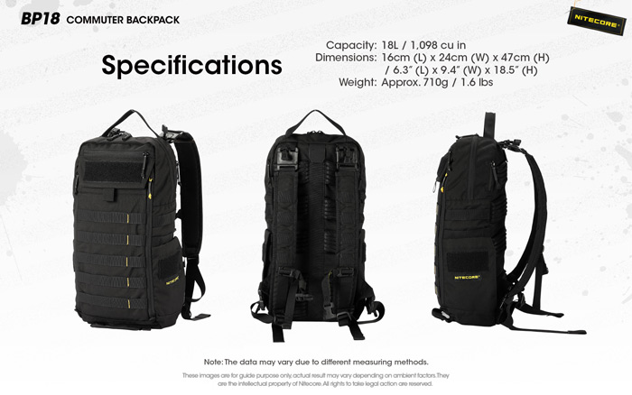 Nitecore BP18 Backpack 14