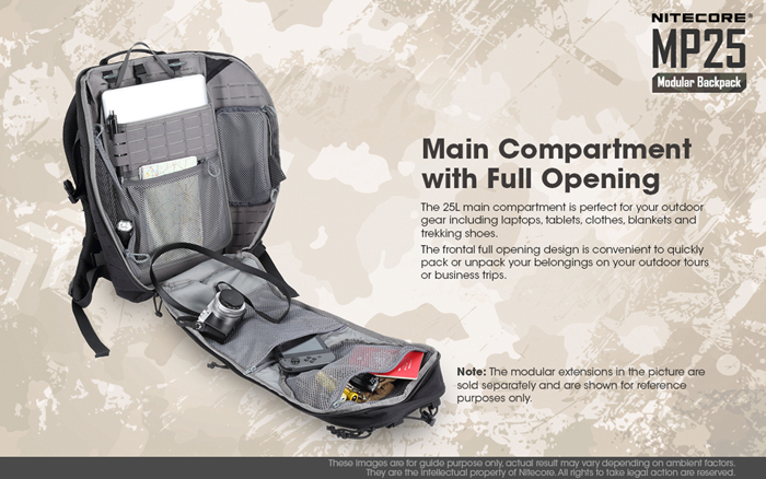 Nitecore MP25 Modular Backpack 06