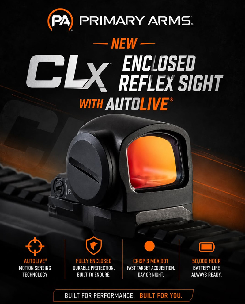 Primary Arms CLx Enclosed Reflex Sight