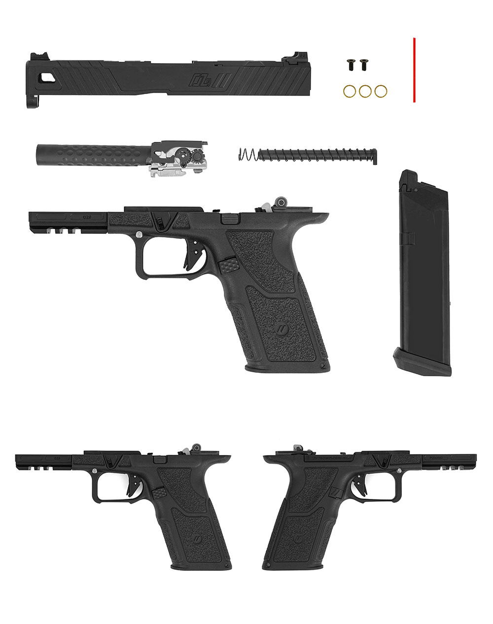 PTS ZEV OZ9 Elite (Ultra Version) Black GBB Pistol 04