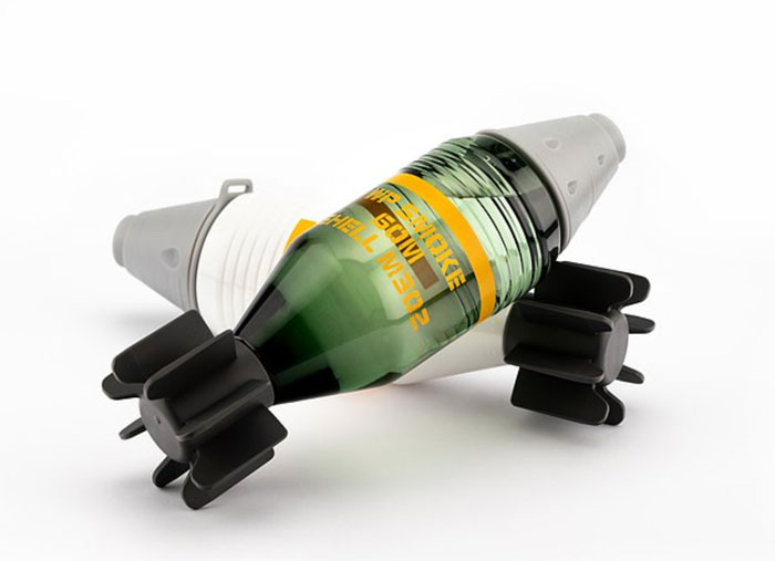 Retro Motif Mortar-Style Water Bottle 04