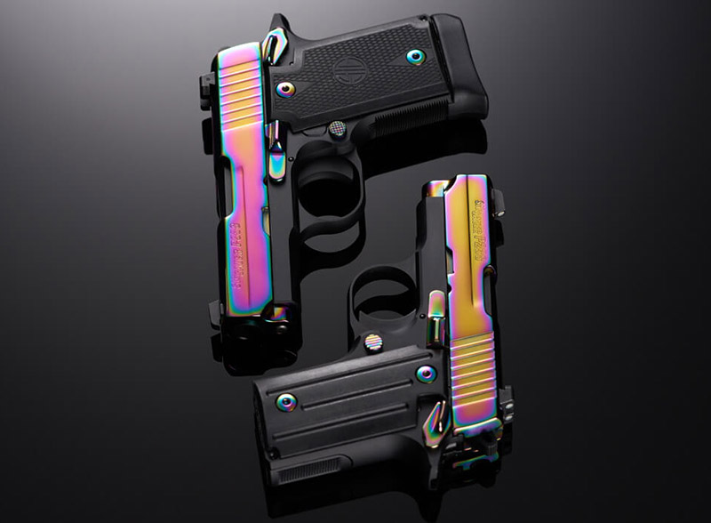 SIG P938 and P238 Rainbow Titanium 02