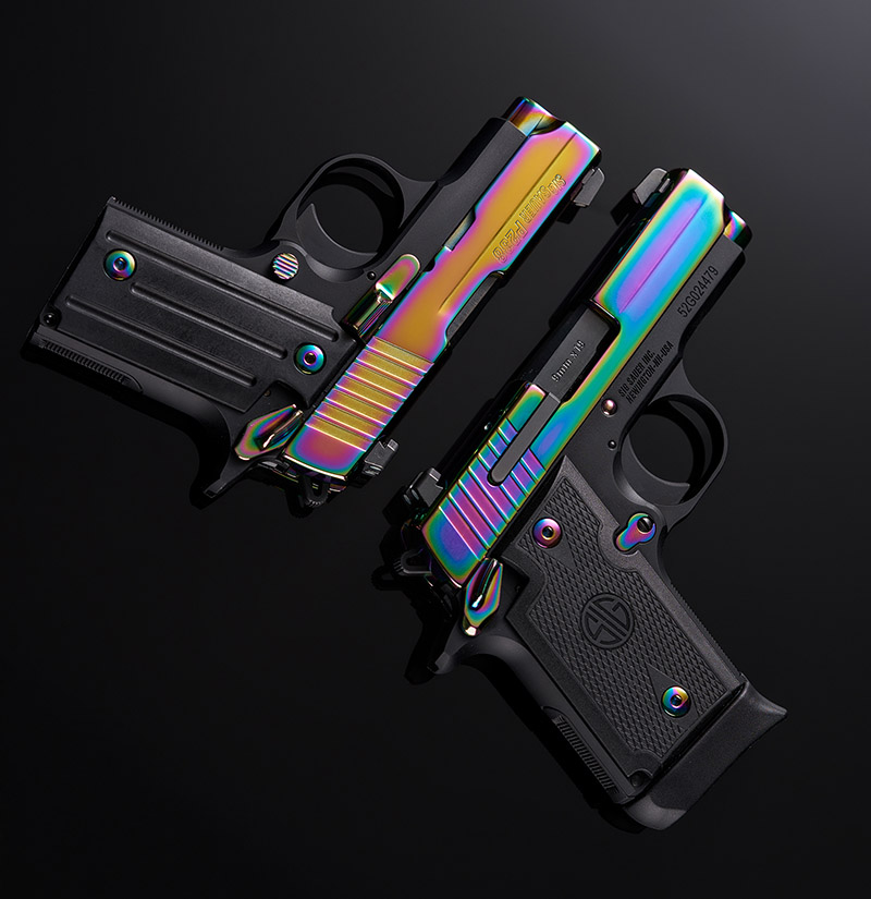 SIG P938 and P238 Rainbow Titanium 03