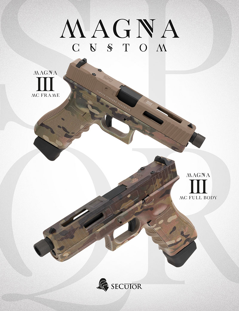 SKW Airsoft Secutor Limited Edition Secutor Gladius Magna III Custom MC GBB Pistols 02