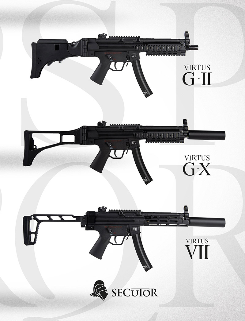 SKW Airsoft Secutor Arms Virtus MP5 Series 02