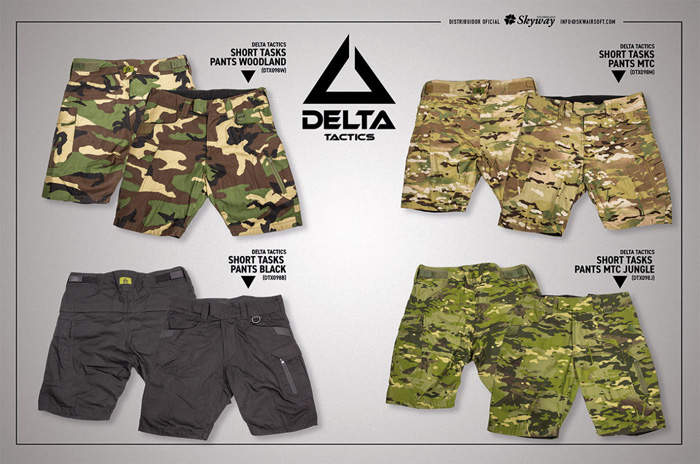 SKW Airsoft Delta Tactics Short Pants 02