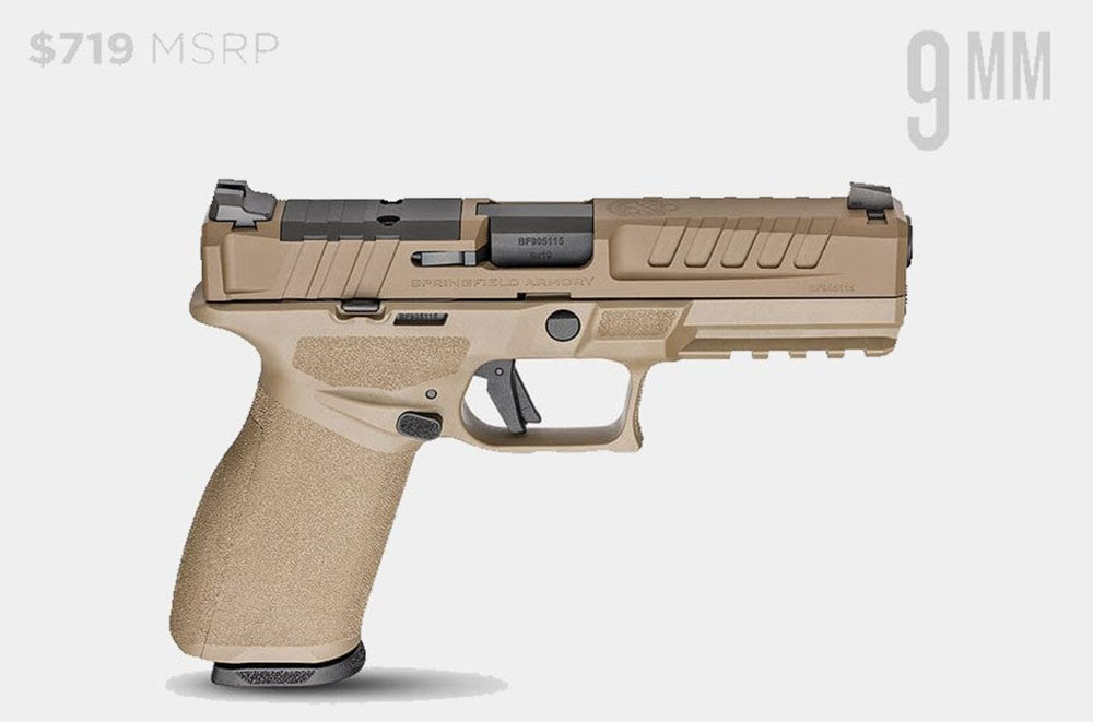 Springfield Armory's Echelon 9mm Pistol Desert FDE & OD Green Cerakote 02