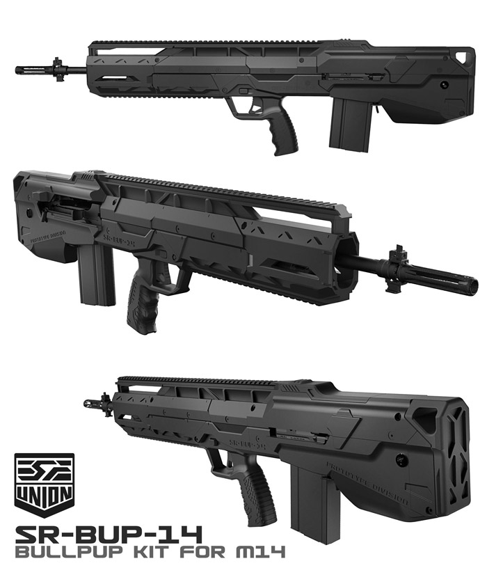 SRU Bullpup Kits For M14 AEGs & GBB 02