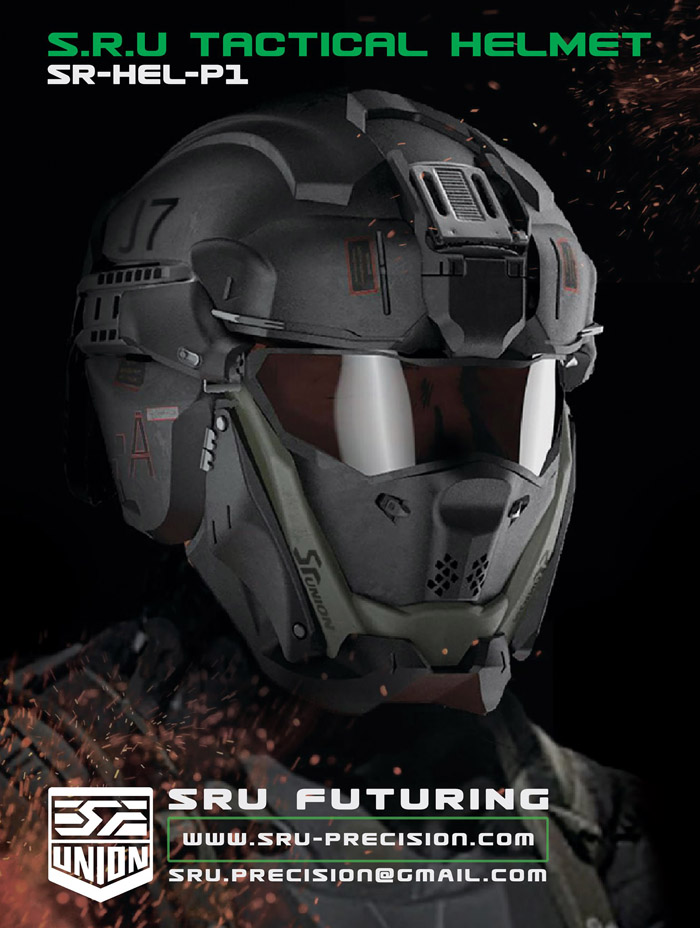 SRU Tactical Helmet 02