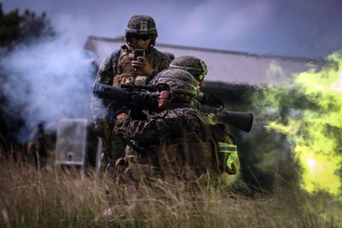 US Marines With Carl Gustav Camp Hansen 2017