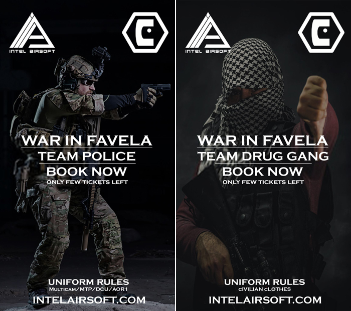 Intel Airsoft War In Favela Event 15 August 02