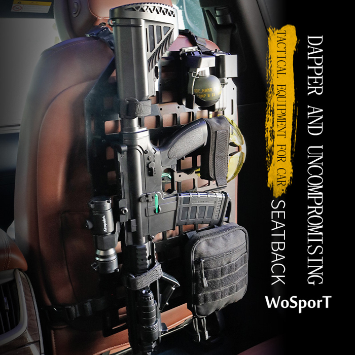 WoSport Tactical Car Backseat Rack 02