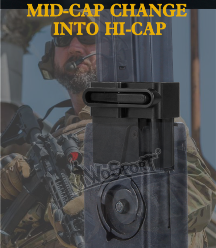  WoSport M4 Mid-cap Transfer Hi-Cap Adapter Accessory